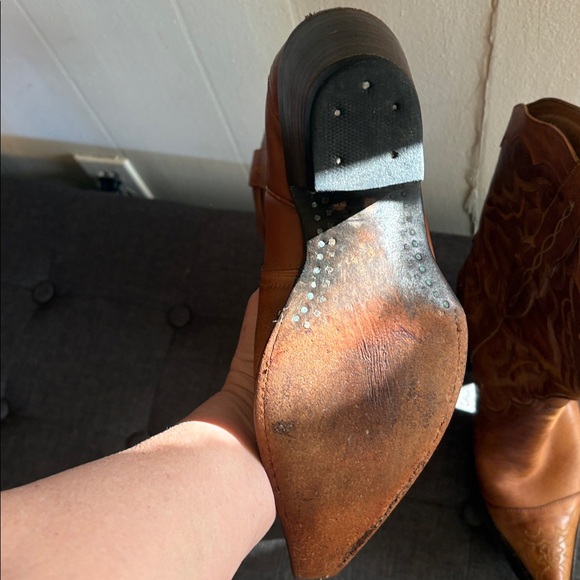 Vintage Stetson Brown Western Cowboy Boots - Picture 6 of 9